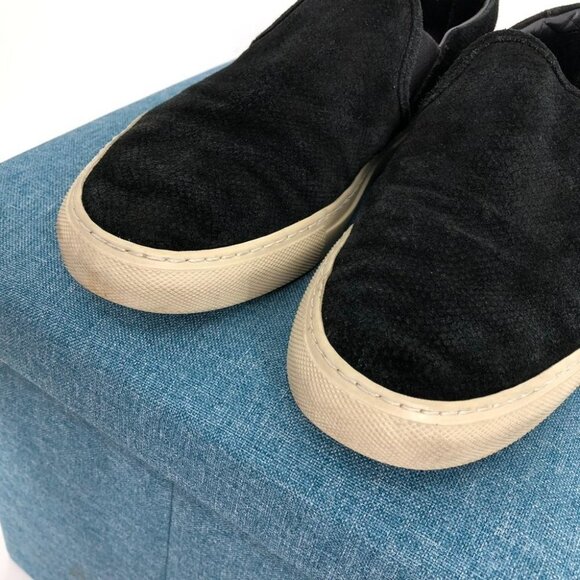 Women by Common Projects Black Suede Slip On loafers size 9.5 - Picture 10 of 12
